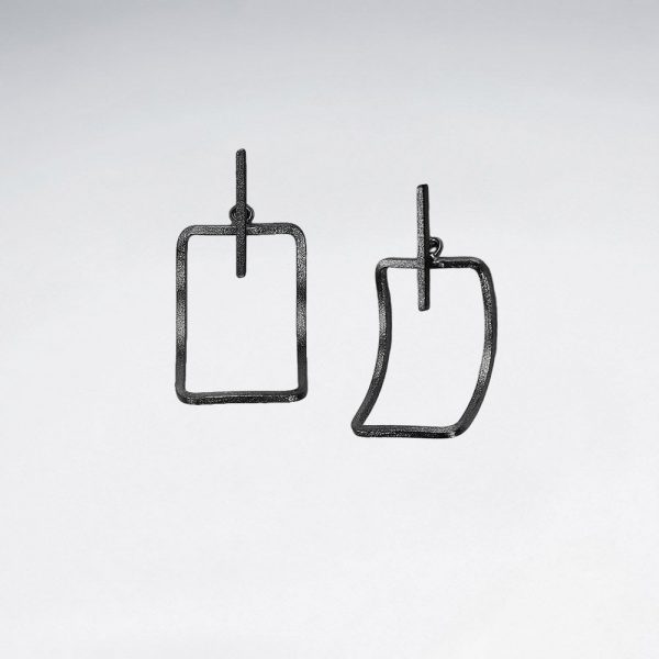 Boucles D'oreilles Femme Rectangle