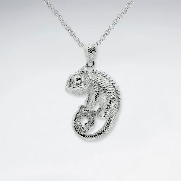 Pendentif Caméléon en Argent