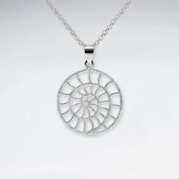 Pendentif Fossil Argent