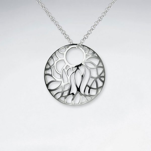 Pendentif Cercle Ouvert poli