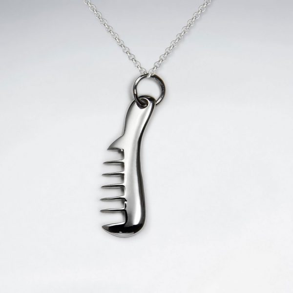 Pendentif Forme Peigne Argent 925