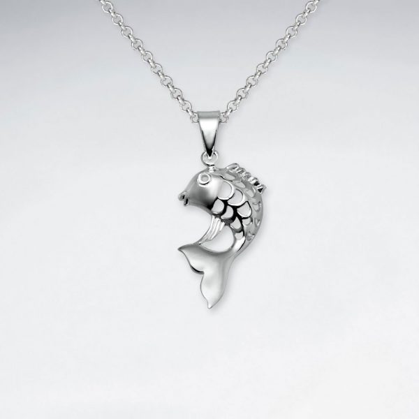 Pendentif Poissons Argent
