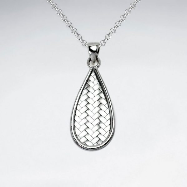 Pendentif en Argent Larme Panier