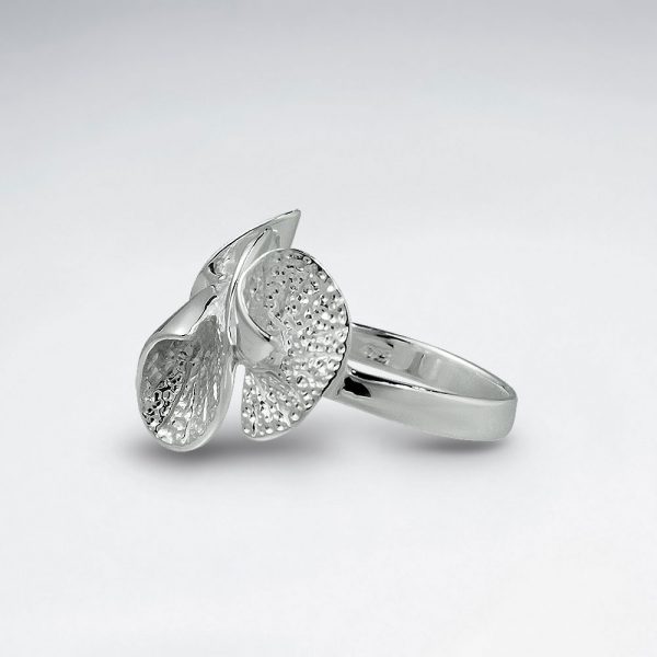 Bague Argent Lignes Contemporaines 2