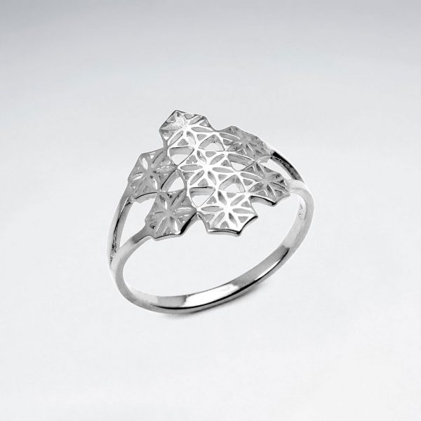 Bague Flocon de Neige Argent