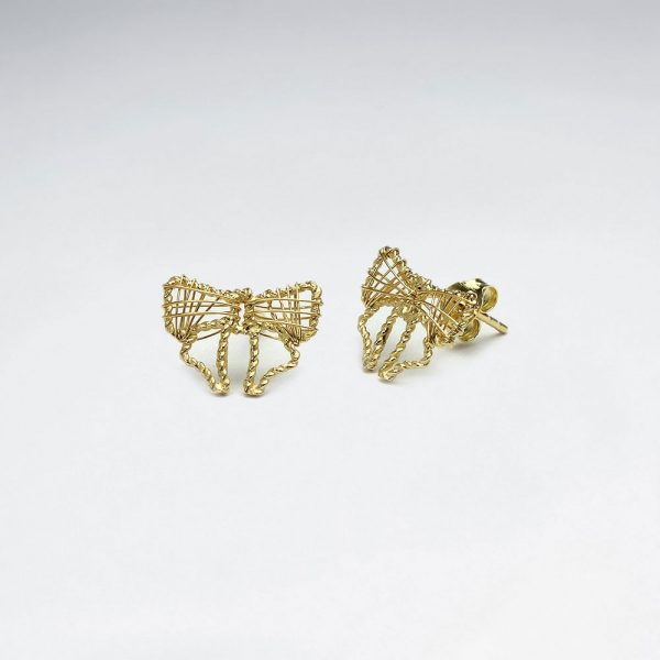 Boucles d'oreilles Papillon Fil d'Argent