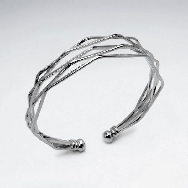 Bracelet Jonc Semainier Angulaire