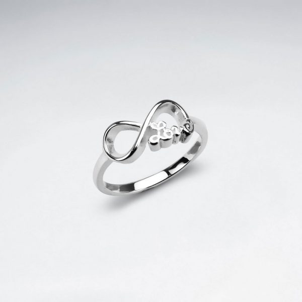 Bague Infini LOVE en Argent Signe