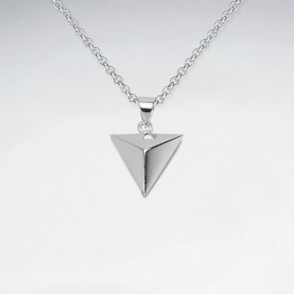 Pendentif Triangle En Argent