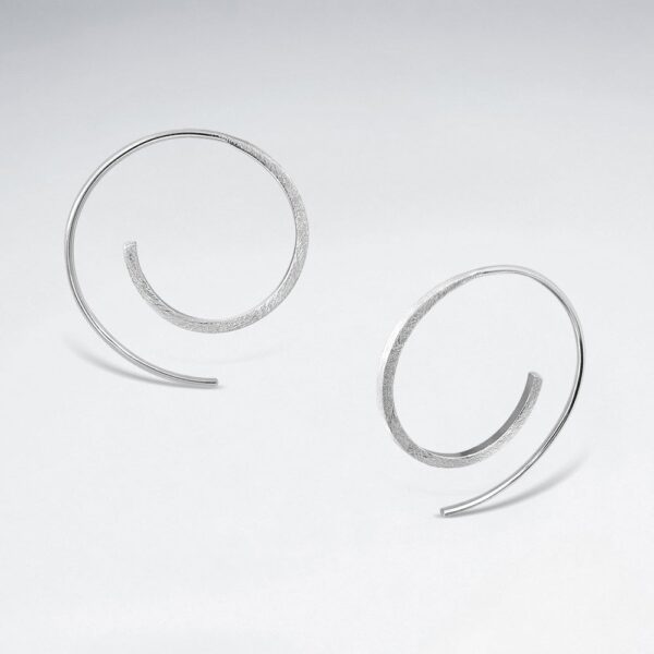 Boucles d'oreilles Créole Spiral Mate