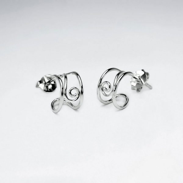 Boucles d'Oreilles Demi Cercle