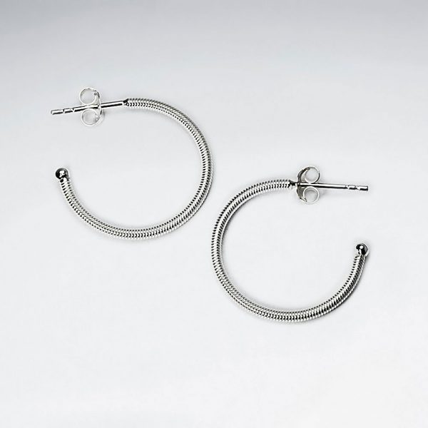 Boucles d'Oreilles Créole Croissant