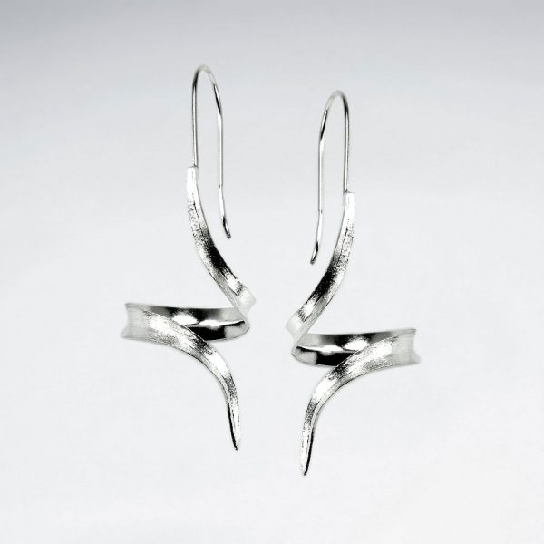 Boucles d'oreilles Argent Forme Copeau