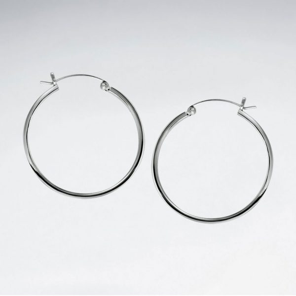 Classique Créole Boucles d'Oreilles en argent